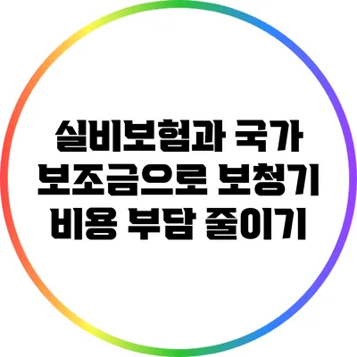 실비보험과 국가 보조금으로 보청기 비용 부담 줄이기
